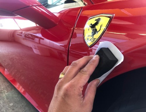 Traitement céramique sur Ferrari 458 Italia